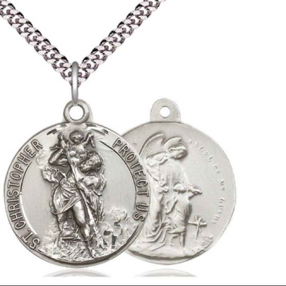 Bliss Saint Christopher - Guardian Angel Medal